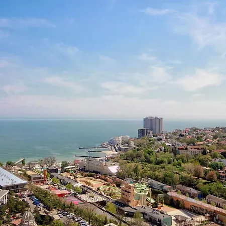 L Panoramic Sea View 1 Bedroom Luxury Arcadia Apartament * Odesa